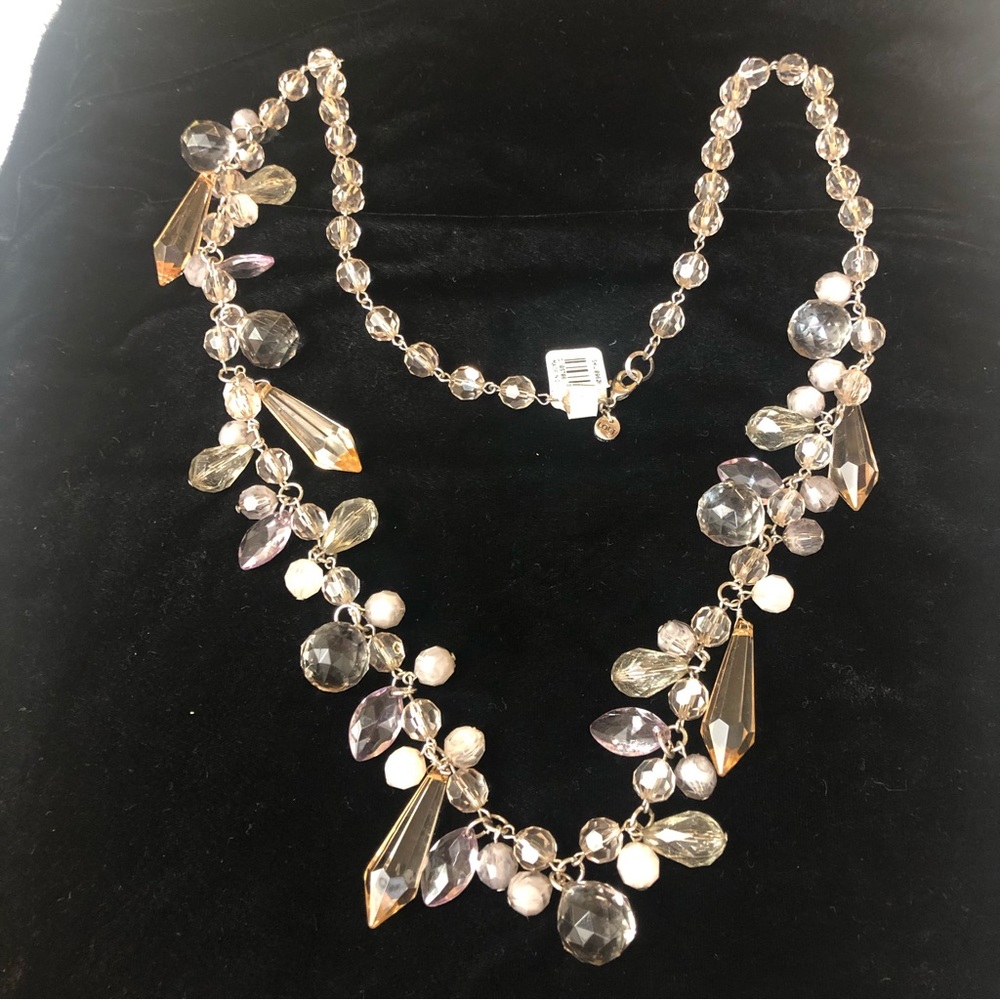 ✨ LOFT Faceted Beaded Necklace ✨20”